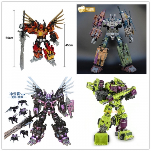 (Boxed set of 6)Transformer Toy Jinbao Oversized Devastator