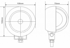 LED work light 20W/25W