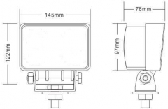 LED work light 33W