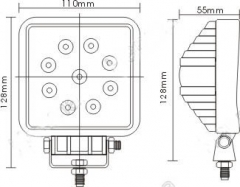 LED work light 27W