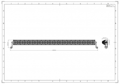 LED work light bar 288W