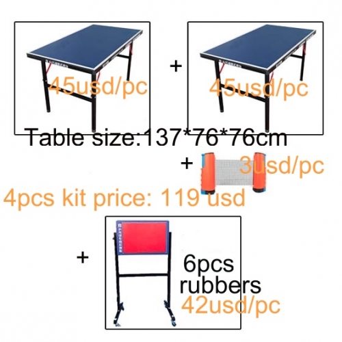 1/4 size table of TT