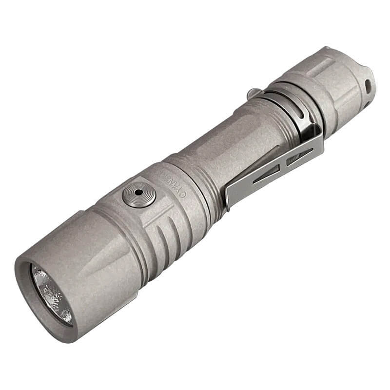 3600 Lumen Micro-arc Oxidation Flood Flashlight P25 V2 Silver Grey