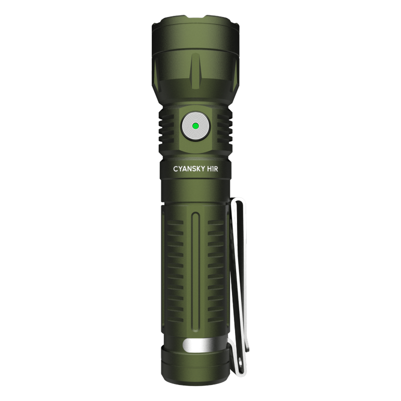 700 Lumens 400m Long Beam Throw Mini Rechargeable 14500/AA Flashlight H1R