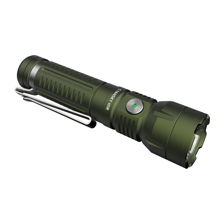 700 Lumens 400m Long Beam Throw Mini Rechargeable 14500/AA Flashlight H1R