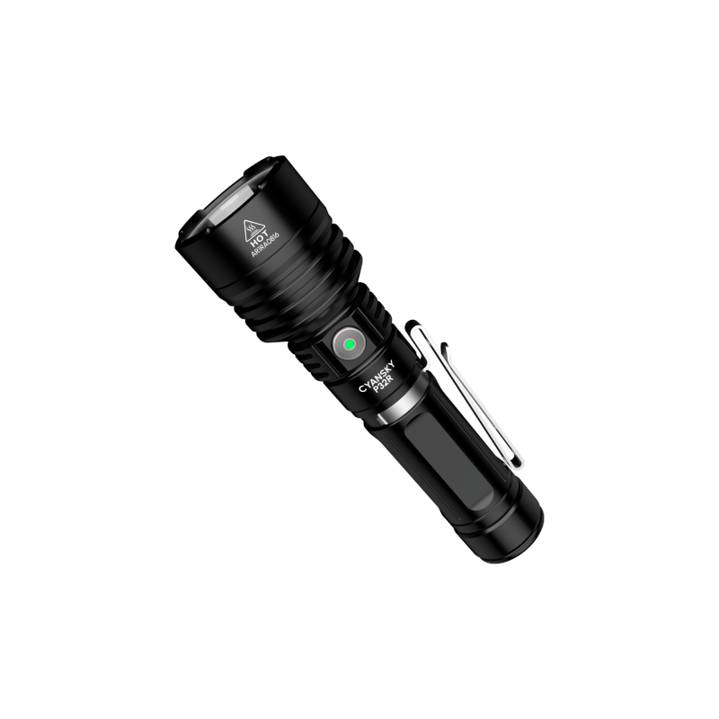 3000 Lumens 650m Palm-sized Rechargeable Searching Flashlight P32R