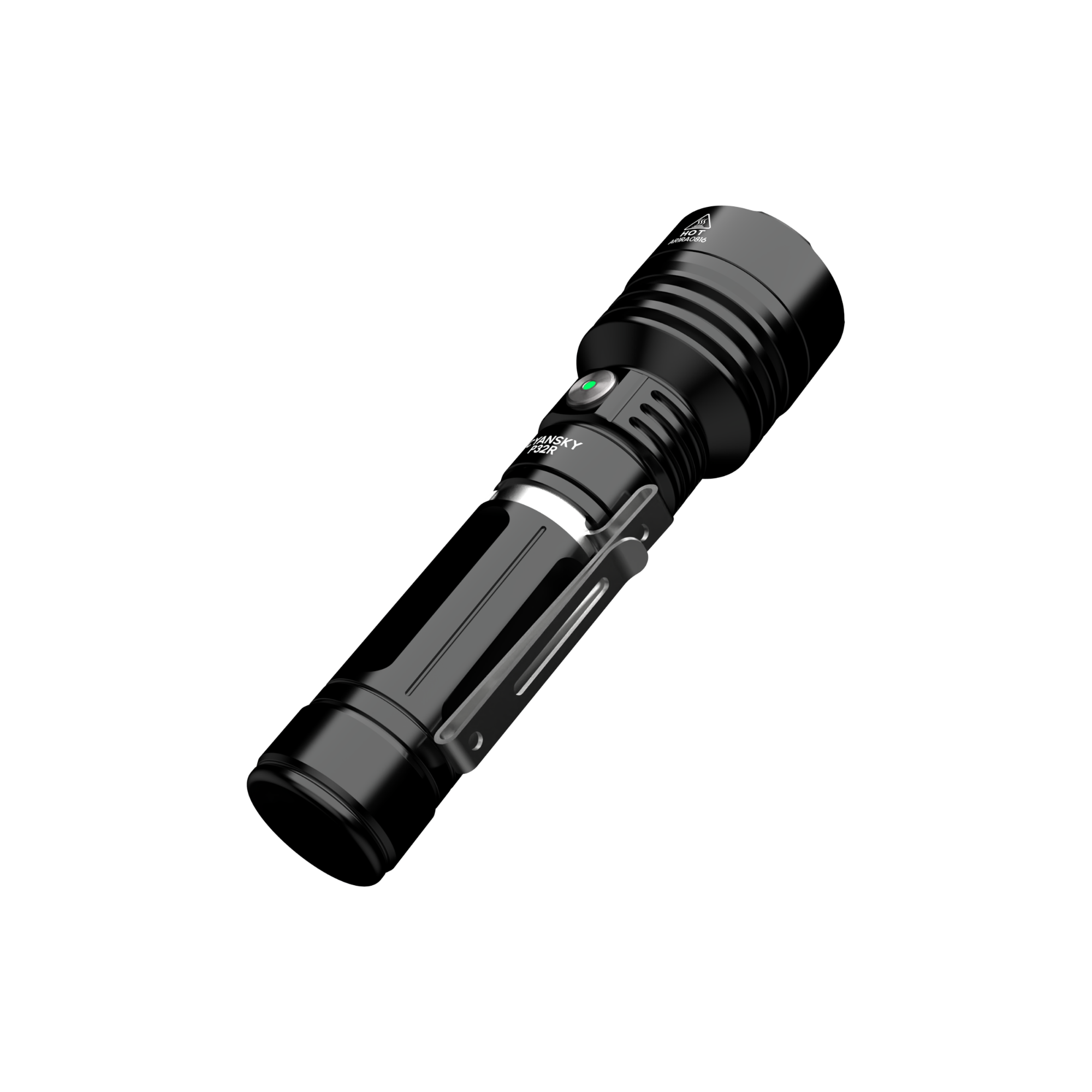 3000 Lumens 650m Palm-sized Rechargeable Searching Flashlight P32R
