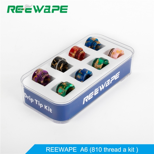 RW A6 Resin 810 Drip Tips  Kit