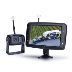 Dual Wireless Rearview Camera System with 7