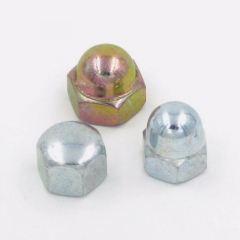 Hex Cap Nuts made of Steel and Stainless Steel