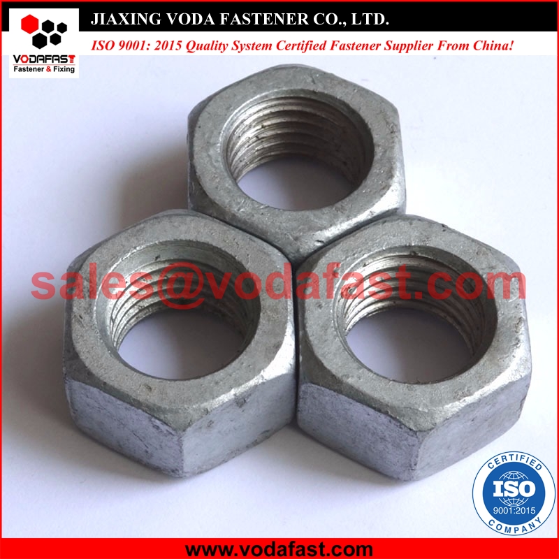 Standard Hex Nuts made of Steel and Stainless Steel