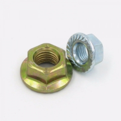 Standard Hex Flange Nuts made of Steel and Stainless Steel