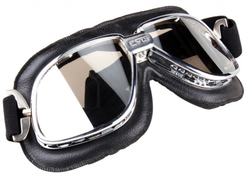 Wholesale CE Certificated Retro Motorcycle Goggles With Clear Lens
