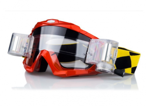 New Customized Straps Roll Off Motocross Goggles
