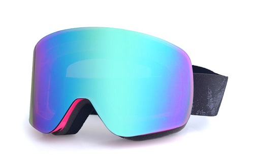 New Cylindrical Model Asian Fit Ski Goggles with REVO Coating Lens