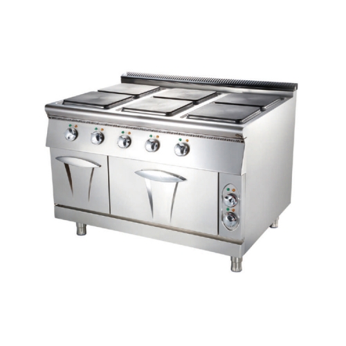 Electric 6-Square Hot Plate Cooker With Cabinet