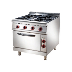 Gas Range With 4 Burners & Gas Oven
