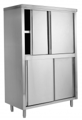 Upright Storage With Sliding Doors