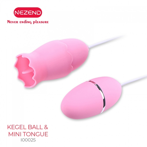 Remote control Kegel Ball with mini tongue