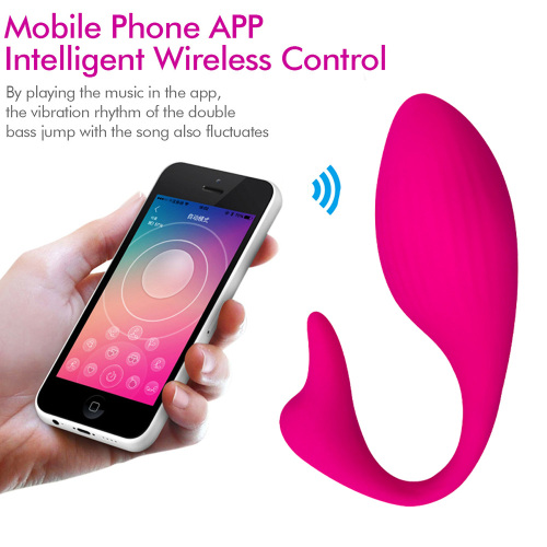 Bluetooth liquid silicone Smart Phone App vibrator
