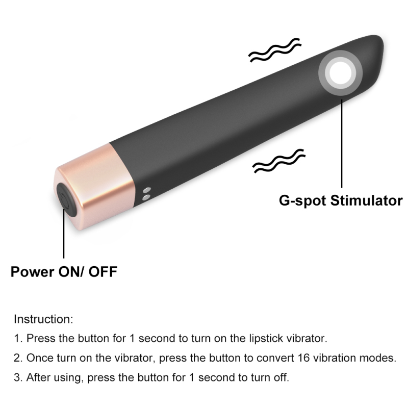 Mini bullet vibrator