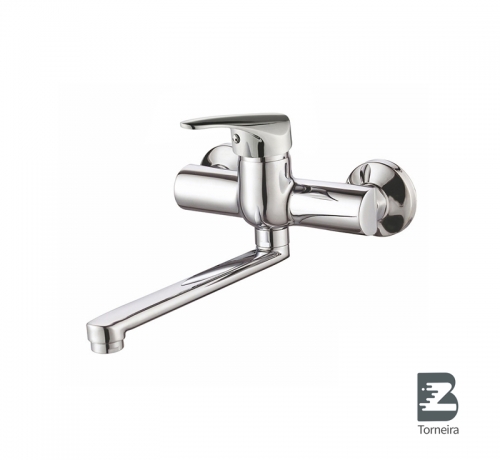 W-6023 Single Handle Wall Mounted Kitchen Faucet