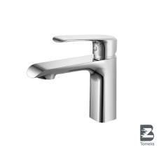L-6014 Single-Handle Bathroom Water Tap Basin Faucet in Chrome