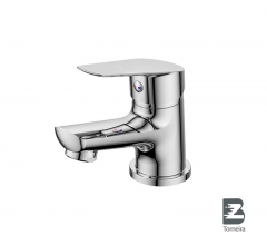 L-6008 Single-Handle Bathroom Water Tap Basin Faucet in Chrome