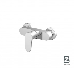 D-9010 Single Handle Bathroom Shower Faucet in Chrome