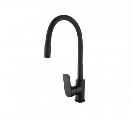 Copper Kithen Faucet Black