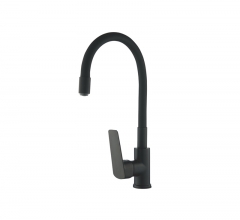 Kitchen Laundry Sink Faucet Black Matte