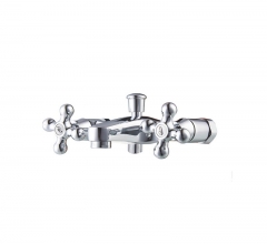 Two Handle Bath Faucet in Chrome