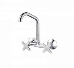 Two Handle Wall Mounted Kitchen Faucet 8inch