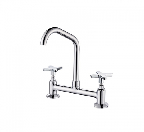 Two Hole Two Handles Kitchen Faucet 8 inch