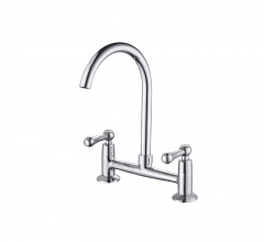 Two Hole Two Handles Kitchen Faucet 8 inch