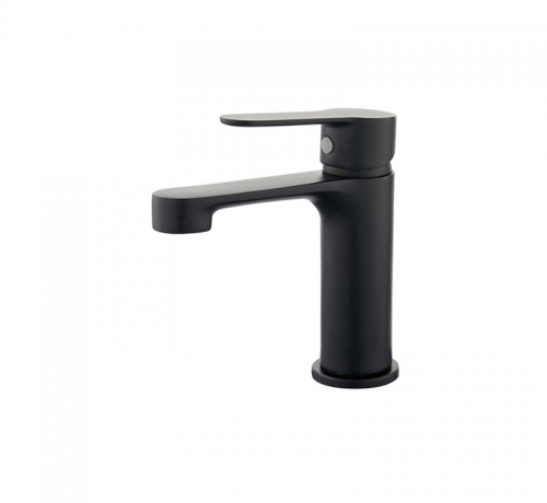 Single-Handle Bathroom Water Tap Matte Black