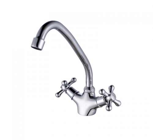 Double Lever Kitchen Faucet 