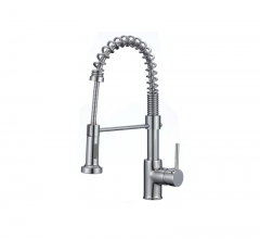 Pull Down Kitchen Faucet Brushed Nickel