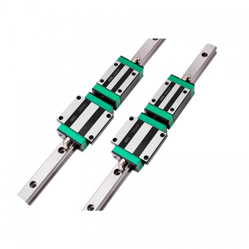 Run smoothly linear rail guide 25mm linear rail 2pcs + linear carriage HGH25CA / HGW25CC 4 pcs