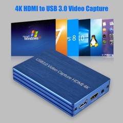 4K HDMI a USB 3,0 captura de tarjeta Dongle 1080P salida HDMI Loopout grabador de Video grabador para OBS captura de juego Live Streaming