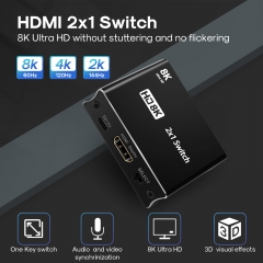 HDMI ultra HD 8k HDMI 2.1 conmutador direccional de alta velocidad de 48gbps