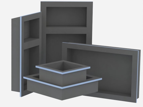 LUX Lightweight Niche XPS+fiberglass Mesh+cement Mortar Shower Niche for Kitchen &amp; Bathroom Wall