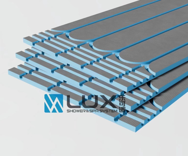 LUX Durable XPS Underfloor Heating Insulation Board Moisture Resistant For Floor Heating Project