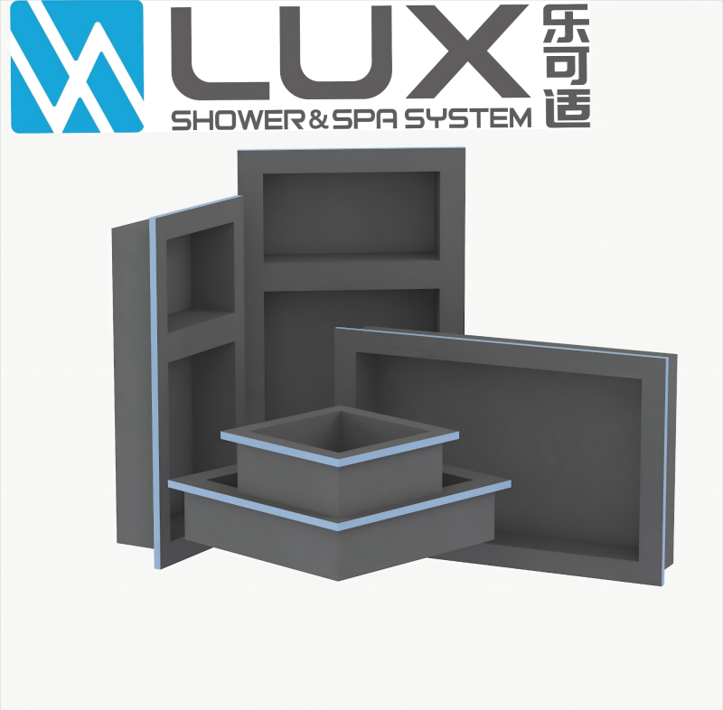 Современная душевая ниша LUX из XPS с сетчатым сердечником из стекловолокна для ванной и кухни. Водонепроницаемая, легкая, удобная для транспортировки.