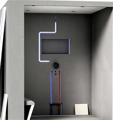 LUX XPS Waterproof Shower Niche Fiberglass Reinforced Anti Crack Easy Tile Installation
