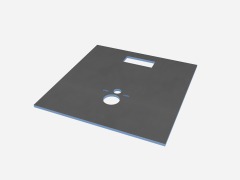 Hanging XPS Toilet Backer Board