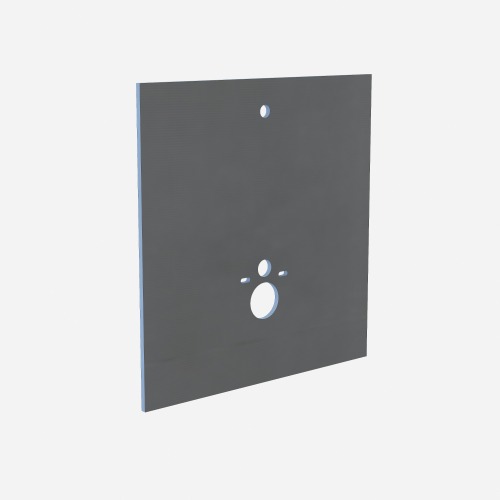 Hanging XPS Toilet Backer Board
