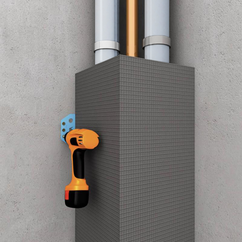 Fiberglass Mesh Reinforced XPS Pipe Boxing Board Waterproof Thermal Insulation for Concealing Water & Heating Pipes