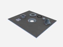 Linear Drain XPS Shower Base Waterproof Tile Ready Kit for Porcelain Ceramic Shower Room