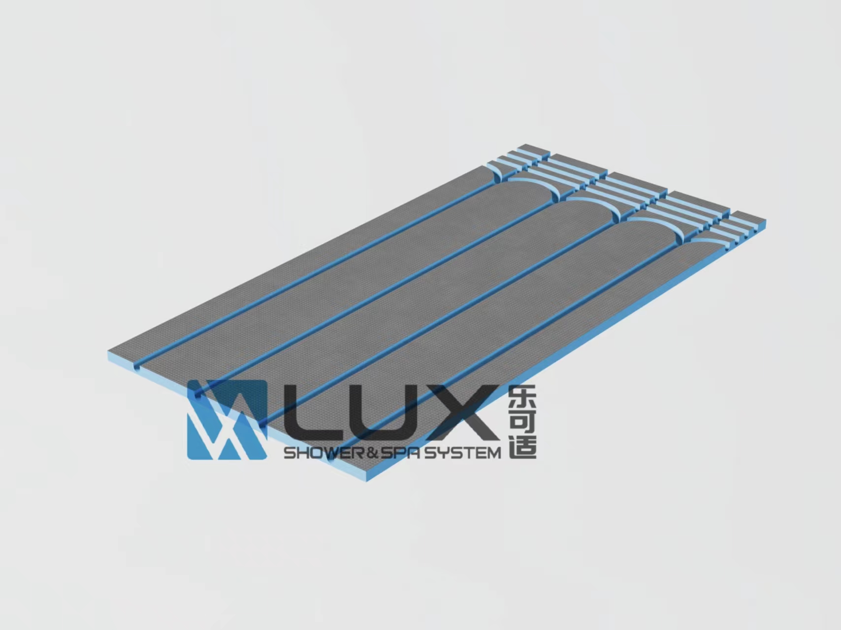 LUX High Quality Radiant Floor Heating Panel XPS Insulation Board 300-400kPa Compressive Strength B1/B2 Flammability for
